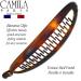 Camila Paris CP2 French Large Banana Clip Hair Comb - 6 Inch, Flexible Ponytail Holder for Thick Hair - Interlocking Styling Tool for Women - Made in France - Buy Online on GoSupps.com