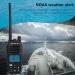 Retevis RM21 Handheld Floating Marine Radio with NOAA Weather, Submersible Design, Clear Audio, Backlit LCD & Charger - Ideal for Boat, Kayaking, Jet Ski - Buy Online on GoSupps.com