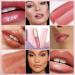 Ginger Lip Plumper Tinted Lip Balm - Waterproof Long Lasting Lip Gloss (#04) - Buy Online on GoSupps.com