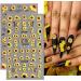 4 Sheets Sunflower Nail Art Stickers | 5D Embossed Floral Decals for Summer Manicure | Self-Adhesive Nail Decorations for Women - Buy Online on GoSupps.com