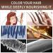 Herbal Gray Hair Coverage Shampoo - Ammonia-Free Black Hair Color for Men & Women | Instant Dyeing & Lasting 3-in-1 Bubbles - Buy Online on GoSupps.com