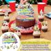 Buy 14 Pieces Edible Cake Toppers - 25th Birthday Decorations - Colorful Tortendeko for Parties - Buy Online on GoSupps.com