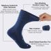 Facool Diabetic Merino Wool Crew Socks - 3 Pairs Navy Blue (Medium) - Buy Online on GoSupps.com