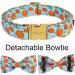 Adjustable Blue Pumpkin Dog Collar - Halloween Pet Accessory | Large Halison Cotton Band - Buy Online on GoSupps.com