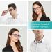 2 Pairs Neck Hanging Blue Light Blocking Reading Glasses for Women and Men - Blua+Black 1.5x - Buy Online on GoSupps.com