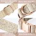 Rose Gold Dog Collar and Lead(2m) Set | Exceptionally Elegant & Adjustable | 3 Adjustable Lengths Dog Leash | Soft and Easy to Clean L(15.7"-25.6") Beige - Buy Online on GoSupps.com