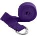 JadeYoga 8ft Adjustable Yoga Strap for Men and Women - D-Ring Buckle, Black/Blue/Purple - Buy Online on GoSupps.com