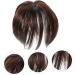 DOITOOL Piece Wig Hair Volume Cover Bangs Hair Extensions Brown Hair Topper Flat Bangs Clip on Brown Hair Bangs Clip on Fake Bangs Clip Chemical Fiber No Trace Middle Aged Tassel - Buy Online on GoSupps.com