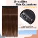 Clip in Hair Extensions Human Hair One Piece 5 Clips - 100% Real Remy Human Hair Extensions Clip In Thin Weft 16 Inch (45 g) #4 Medium Brown 16 Inch (45 g) #4 Medium Brown - Buy Online on GoSupps.com