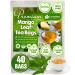 Lavedium. Premium 40 Mango Leaf Tea Bags 100% Natural & Pure from Mango Leaves. Loose Leaf Mango Herbal Tea. Mango Leaf Tea. No Sugar No Caffeine No Gluten Vegan.