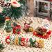 Christmas Aquarium Decoration: Lovely Style 6-Piece Resin Ornaments - Xmas Series Landscaping Decor for Fish Tank - Santa, Christmas Tree, Bear, Sled Figurines - Buy Online on GoSupps.com