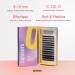 Curacoro 3D Volume Lash Extensions - 0.7mm Thickness | C CC D Curl | 8-15mm Mixed Tray | Premium Matte Black Individual Eyelashes for Professionals - Buy Online on GoSupps.com