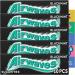 Chewing Gum Bundle With 5x Airwaves Gum Black Mint (10pcs each) and 1x JenBurr Leaflet - Buy Online on GoSupps.com