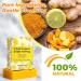 Kojic Acid Soap Turmeric Soap Bar Lemon Turmeric Kojic Acid Soap Bar for Acne Fine Lines Kojic Acid Soap Original for Deep Cleansing Turmeric Brightening Soap Smooth Skin Dark Spot Corrector Remover - Buy Online on GoSupps.com