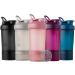BlenderBottle ProStak System 22oz Shaker Bottle with Pill Organizer, Rose Pink - Buy Online on GoSupps.com