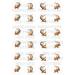 24 Koi edible Pre-Cut party decorations Wafer Paper Cupcake Topper Cake - Buy Online on GoSupps.com