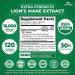 Zazzee USDA Organic Lion's Mane 20:1 Extract 30% Polysaccharides 16 000 mg Strength 120 Vegan Capsules Nootropic for Brain Health Focus Memory Concentration and Immune Support Made in The USA - Buy Online on GoSupps.com