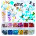 LoveOurHome Nail Glitters Sequins Set - Holographic Heart Butterfly Star Chunky Glitter Flakes for Nails & Crafts - Buy Online on GoSupps.com