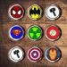 24 PRECUT Superhero Cupcake Toppers Mini Spiderman Cake Decorations Spiderman Cake Topper Edible Superhero Party Decorations Comic Book Edible Cake Topper Avengers Cupcake Toppers (Pack of 24)