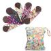 Teamoy 6Pcs 7.9 Inches Sanitary pad Reusable Washable Cloth Menstrual Pads/Panty Liners with Wet Bag Super-Absorbent Soft and Comfortable Perfect for Light Flow(Small Mixed Pattern) Small (Pack of 6) Mixed Pattern