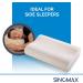 SINOMAX Golden Diamond Contour Memory Foam Neck Pillow - Firm Support for Back & Cervical Relief - 26 x 14 x 4-5 inches (Queen) - Buy Online on GoSupps.com