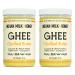 Classic Ghee Butter, Grass-Fed by Indian Milk & Honey, 44 oz x 2 (Twin Pack) with 264 Servings Each| Handmade & Locally Sourced Ghee Clarified Butter | Lactose, Gluten & Casein Free | Ghee in Recyclable PET Jars (44 Oz Twin)