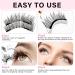 Buy Reusable Magnetic Eyelashes | 3D Dual Lashes Kit - No Glue Natural Look 4 Pairs with Applicator Tweezers - Buy Online on GoSupps.com