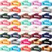 36 Pieces 4.1 Inch Large Hair Claw Clips Rectangular Big Hair Clips Matte Nonslip Banana Clip Strong Hold Plastic Barrettes Jaw Clips for Women Girls Gifts Hair Accessories  18 Colors