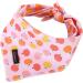 Aring Pet Dog Bandana - Cotton Pumpkin Triangle Neckerchief for Small & Large Dogs & Cats - Comfortable Pink Bibs - Buy Online on GoSupps.com