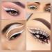 Glitter Eyeshadow Stick Pearl Shimmer Cream Dual Ended Highlighter Pen | Long Lasting, Waterproof, Brightening Makeup for Women and Girls (#01) - Buy Online on GoSupps.com