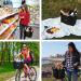 RAYMACE Bicycle Basket - Front Folding Detachable Quick Release Picnic Bag for Dogs - Easy Install Cycling Accessory, Black - Buy Online on GoSupps.com