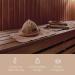 Buy Sauna Hat with 'It Works For Me!' Inscription - 100% Cotton Felt for Men & Women - International Shipping Available - Buy Online on GoSupps.com