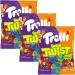 Trolli Squiggle Twist Worms Sweet & Sour Gummy Sweets Duo Sensation 3 Mixed Friuty Flavours 150g - 3x Share Bags - Buy Online on GoSupps.com