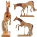 U.S. Art Supply Wooden 8-inch Horse Artist Manikin - Articulated Drawing Mannequin - Buy Online on GoSupps.com