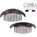 Camila Paris CP2430/2 French Hair Side Combs Tortoise Shell Interlocking Combs French Twist Hair Combs Strong Hold Hair Clips for Women Bun Chignon Up-Do Styling Girls Hair Accessories Made in France - Buy Online on GoSupps.com