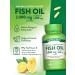 Nature's Truth Fish Oil Omega 3 Supplement | 2000mg | 60 Softgels | EPA & DHA | Lemon Flavor | Non-GMO and Gluten Free - Buy Online on GoSupps.com