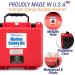 USCG Boating Safety Kit | Electronic Flare, First Aid, Whistle, Multi Tool | Waterproof Case | Plastic - Buy Online on GoSupps.com