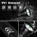 Lyting USB Rechargeable 150000 Lumens Super Bright Flashlight | 5 Modes, IPX7 Waterproof | Powerful Flash Light for Emergencies & Camping - Black - Buy Online on GoSupps.com
