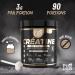 Creatine Monohydrate Powder 100% Pure Micronized Quality - 90 Servings - High Absorption - Performance Strength Muscle Mass and Intense Effort - 100% Vegan - Buy Online on GoSupps.com