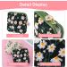 TIESOME Daisies Sanitary Napkin Storage Bag 2 Pcs Embroidery Menstrual Cup Pouch Cotton Soft Period Holder Bag Portable Tampon Holder Pad Pouch Period Kit Bag for Women Teen Girls - Buy Online on GoSupps.com