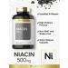 Carlyle Niacin 500mg | 250 Capsules - Non-GMO & Gluten Free - Buy Online on GoSupps.com