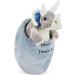 Zappi Co Plush Children's Triceratop Hatching Toy - Safari Animals Collection, 15cm Height - Perfect for Kids - Buy Online on GoSupps.com