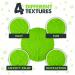 Mighty Paw Dog Lick Bowl | Interactive Slow Feeder & Licky Mat for Anxiety Relief | BPA-Free Silicone Puppy Lick Mat in Green - Buy Online on GoSupps.com