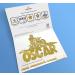 Cakeshop Cake Decoration Pack | Motorcross Dirtbike Theme Premium Double Sided Glitter Card Cake Topper & 25g Party Pack of Cake Sugar Sprinkles | Custom Name Cake Decorations (Gold) Prime Glitter Card: Gold - Buy Online on GoSupps.com