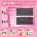 Eefofnn DIY Fluffy Mink Lash Extension Kit - 50D Eyelash Clusters Natural Volume Bond & Seal Tweezers 10-18MM Perfect for Beautiful Lashes - International Shipping Available - Buy Online on GoSupps.com