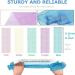 UJFQBH 5-Piece African Bath Sponge Set - Exfoliating Shower Body Scrubber & Back Scrubber | Daily Use | Purple Pink Green Blue White - Buy Online on GoSupps.com