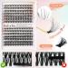 Buy 30D+40D Eyelash Extension Kit - 280PCS Cluster Lashes Bond & Seal Tweezers | DIY Wispy Individual Lashes by Anforlin - Buy Online on GoSupps.com
