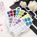 Glitter Toe Nail Wraps - Self-Adhesive Nail Polish Stickers - Solid Color Art Decals - Manicure Kit for Women & Girls - 12 Styles, 2 Nail Files (Chic Colors) - Buy Online on GoSupps.com