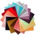 Glitter Vinyl Permanent Adhesive by Craftopia | 6 x 6 20 packs | Assortment Glitter Permanent Vinyl to stick to glass, plastic, metal or mix with another Cricut Vinyl Assorted