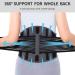 ABYON Lower Back Support Belt for Men and Women - Size L 43.3''-49.2'' - Adjustable Waist Brace for Herniated Disc, Sciatica, Scoliosis - Ideal for Bending, Standing, and Heavy Lifting - Black-blue - Buy Online on GoSupps.com